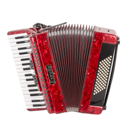 ACORDEÓN ESTRELLA 34/72 ROJO