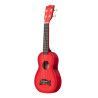 UKELELE SOPRANO MAKALA ROJO SOMBREADO SERIE DELFÍN