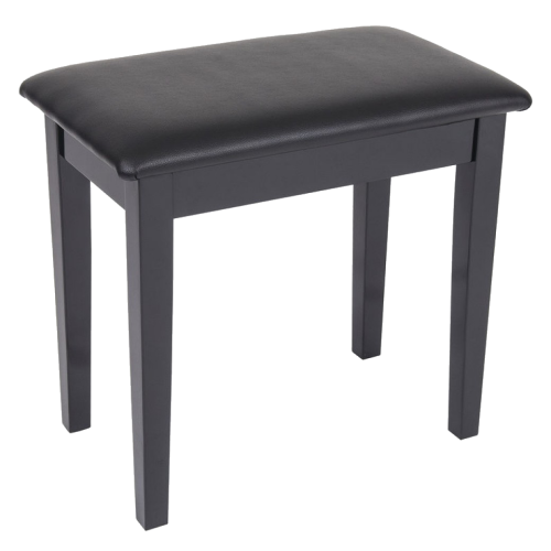 BANQUETA AMADEUS PARA PIANO NEGRA