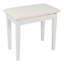 BANQUETA AMADEUS PARA PIANO BLANCO MATE