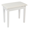 BANQUETA AMADEUS PARA PIANO BLANCO MATE