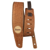 CORREA BASSO PARA GUITARRA Y BAJO SERIE CUERO WHISKEY FLOREADO