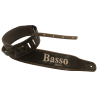 CORREA BASSO SERIE PERSONALIZADA PARA GUITARRA, BAJO, GUITARRA ACÚSTICA, UKELELE MARRÓN