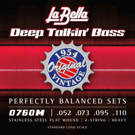 JUEGO DE CUERDAS LA BELLA PARA BAJO DEEP