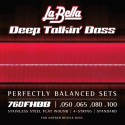 JUEGO DE CUERDAS LA BELLA PARA BAJO DEEP