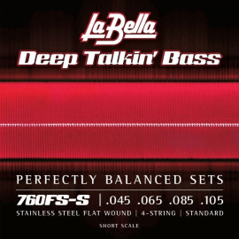JUEGO DE CUERDAS PARA BAJO ELÉCTRICO DEEP TALKIN´SHORT SCALE 045-105