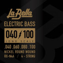 JUEGO DE CUERDAS LA BELLA PARA BAJO ELÉC
