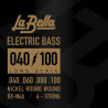 JUEGO DE CUERDAS LA BELLA PARA BAJO ELÉCTRICO RXN4A NICKEL 040-100