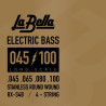 JUEGO DE CUERDAS LA BELLA PARA BAJO ELÉC