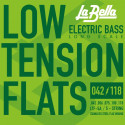 JUEGO DE CUERDAS PARA BAJO DE 5 CUERDAS LOW TENSION FLATS