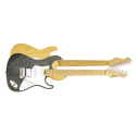 GUITARRA ELÉCTRICA ARIA ST 714-MK2-FULLERTON NEGRA TRANSLÚCIDA