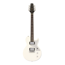 GUITARRA ELÉCTRICA ARIA LP 718-MK2-BROOKLYN BLANCA