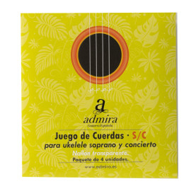 JUEGO DE CUERDAS ADMIRA PARA UKELELE SOP