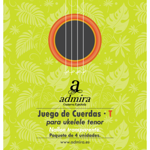 JUEGO DE CUERDAS ADMIRA PARA UKELELE TEN