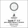 1ª CUERDA ADMIRA PARA UKELELE SOPRANO/CONCIERTO NAILON CA501UKSC