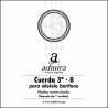 3ª CUERDA ADMIRA PARA UKELELE BARITONO NAILON ENTORCHADO CA503UKB