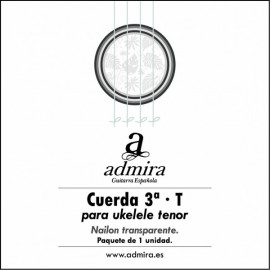 3ª CUERDA ADMIRA PARA UKELELE TENOR NAILON CA503UKT