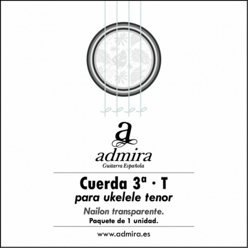 3ª CUERDA ADMIRA PARA UKELELE TENOR NAILON CA503UKT