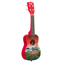 UKELELE SOPRANO SERIE UKADELIC GRAPHIC TOP SURF