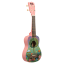 UKELELE SOPRANO SERIE UKADELIC GRAPHIC TOP JARDIN