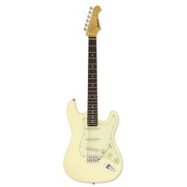GUITARRA ELÉCTRICA ARIA STG-62 CREMA