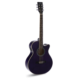 GUITARRA ACÚSTICA ADMIRA INDIANA MORADA SATINADA