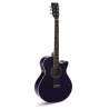 GUITARRA ACÚSTICA ADMIRA INDIANA MORADA SATINADA