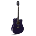 GUITARRA ACÚSTICA ADMIRA TENNESSEE MORADA BRILLO
