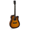 GUITARRA ACÚSTICA ADMIRA TENNESSEE SOMBREADA SATINADA