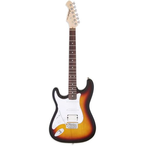 GUITARRA ELÉCTRICA ARIA STG-004-3TS SOMBREADA ZURDA