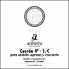 4ª CUERDA ADMIRA PARA UKELELE SOPRANO/CONCIERTO NAILON CA504UKSC