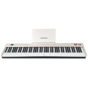 PIANO DE ESCENARIO PORTABLE CON BATERIA RECARGABLE BLANCO EK EKT88WH