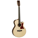 GUITARRA ACÚSTICA TANGLEWOOD SUPER FOLK CON CUTAWAY TW45HSRE