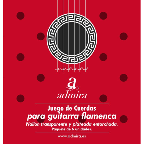JUEGO DE CUERDAS ADMIRA PARA GUITARRA FL