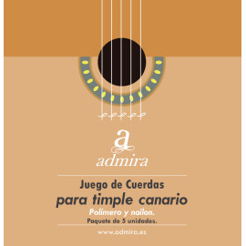 JUEGO DE CUERDAS ADMIRA PARA TIMPLE SOPR