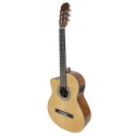 GUITARRA CLÁSICA ADMIRA ALBA 4/4 ELECTRIFICADA CON CUTAWAY ZURDA SERIE INICIACIÓN BRILLO