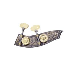 Clavijero para contrabajo Rubner 2 piezas 140-107C dorado