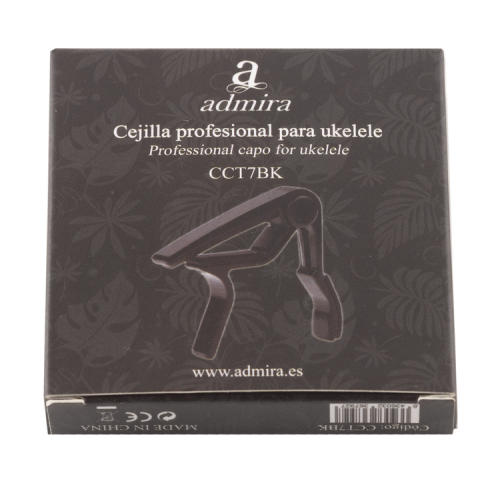 CEJILLA ADMIRA PARA UKELELE ACABADO NEGRO