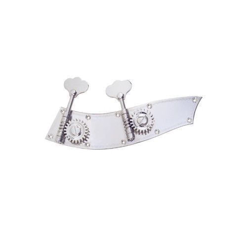 Clavijero para contrabajo Rubner modelo tirolés 5 cuerdas 2 piezas 140-104-5 plateado