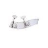 Clavijero para contrabajo 1/8 o cello Rubner con 2 piezas individuales 210-104 plateado 1/8