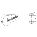 PREAMPLIFICADOR DE GUITARRA CLÁSICA Y ACÚSTICA CON CONEXIÓN BLUETOOTH, EFECTOS Y BATERÍA RECARGABLE