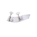 Clavijero para contrabajo Rubner modelo tirolés 2 piezas 140-104 plateado