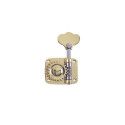 Clavijero contrabajo Rubner con 4 piezas individuales 140-108a dorado