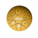 MINI TONGUE DRUM DE 6 - 8 NOTAS LOTUS DISPLAY DORADO