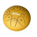 MINI TONGUE DRUM DE 6 - 8 NOTAS LOTUS DISPLAY DORADO