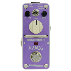PEDAL GUITARRA ELÉCTRICA TOMSLINE MANIC DISTORSIÓN