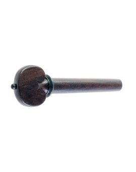 "Clavija para viola de palisandro modelo corazón (pin/collar negro)"