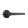 Clavija para viola de palisandro modelo corazón con pin y collar negro