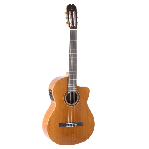 GUITARRA CLÁSICA ADMIRA GRANADA ELECTRIFICADA FISHMAN CUTAWAY SERIE CONSERVATORIO