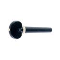 "Clavija violín de ébano modelo corazón (pin/collar blanco) 4/4"